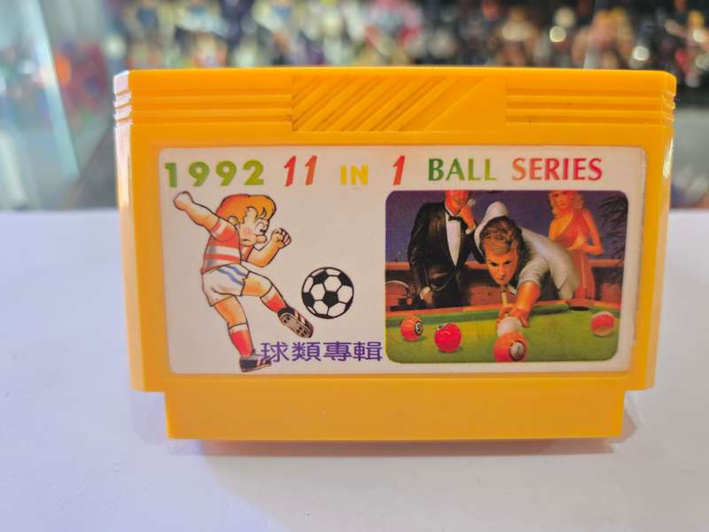Vintage Tv Game Cartridge Famicom 11 in 1