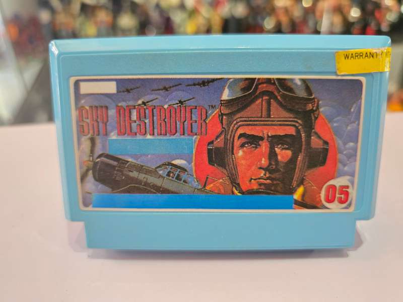 Vintage Tv Game Cartridge Famicom Sky Destroyer