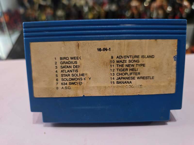 Vintage Tv Game Cartridge Famicom 16 in 1