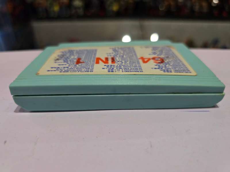 Vintage Tv Game Cartridge Famicom 64 in 1