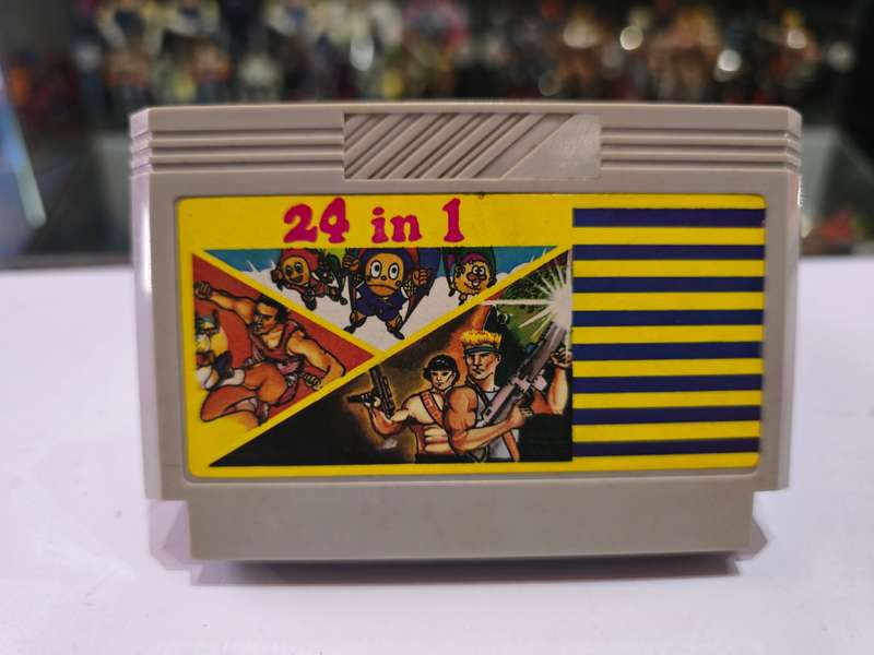 Vintage Tv Game Cartridge Famicom 24 in 1