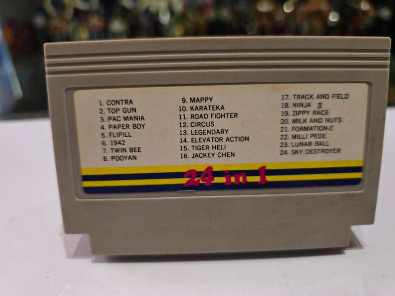Vintage Tv Game Cartridge Famicom 24 in 1