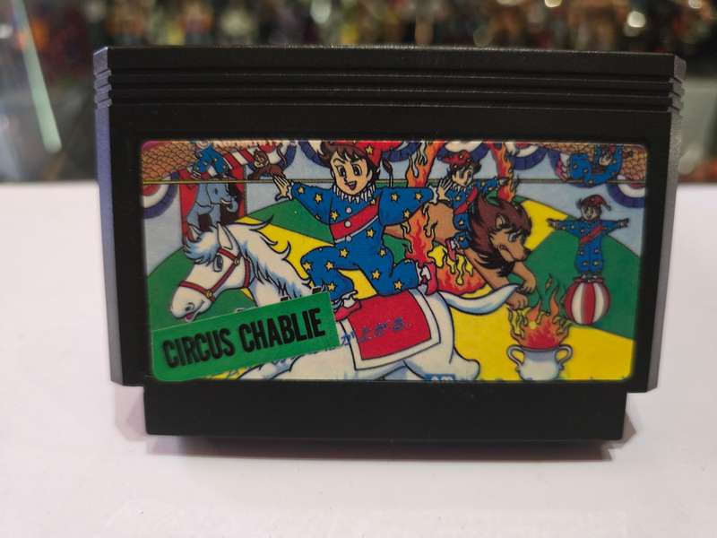 Vintage Tv Game Cartridge Famicom Circus Charlie