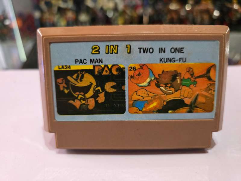 Vintage Tv Game Cartridge Famicom 2 in 1