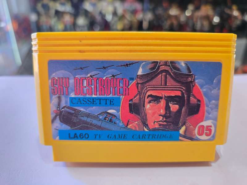 Vintage Tv Game Cartridge Famicom Sky Destroyer