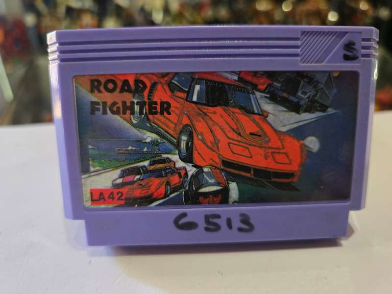 Vintage Tv Game Cartridge Famicom Road Fighter