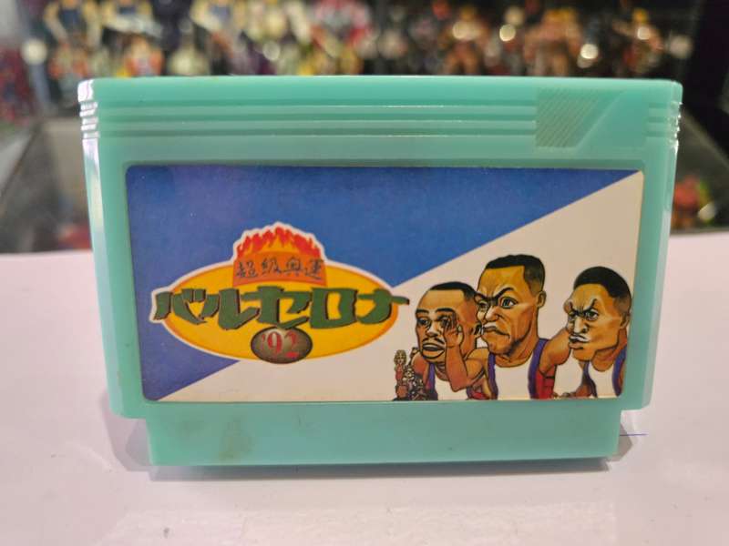 Vintage Tv Game Cartridge Famicom Barcelona 92