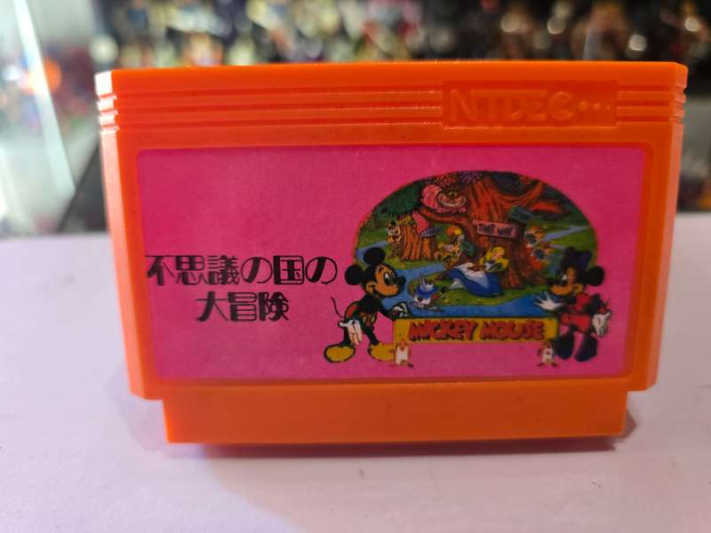 Vintage Tv Game Cartridge Famicom Mickey Mouse