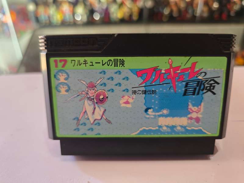 Vintage Tv Game Cartridge Famicom Valkyrie No Bouken