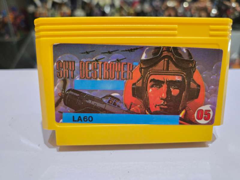 Vintage Tv Game Cartridge Famicom Sky Destroyer