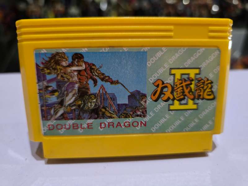 Vintage Tv Game Cartridge Famicom Double Dragon 2