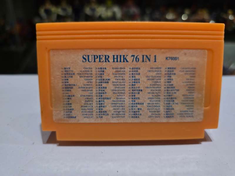 Vintage Tv Game Cartridge Famicom 76 in 1