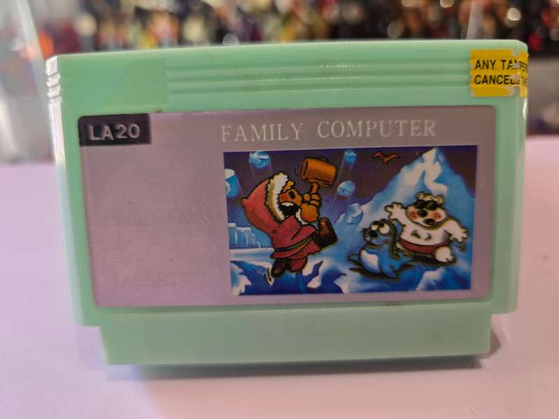 Vintage Tv Game Cartridge Famicom Ice Climber
