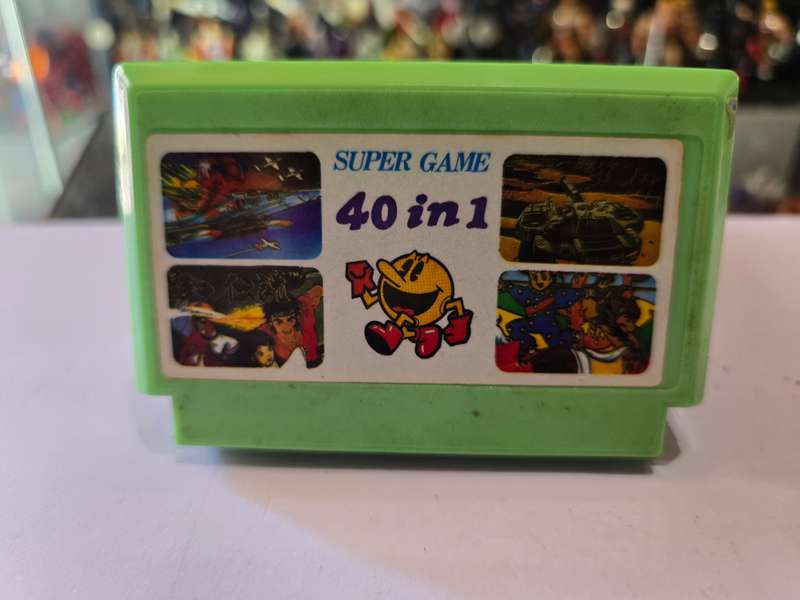 Vintage Tv Game Cartridge Famicom 40 in 1