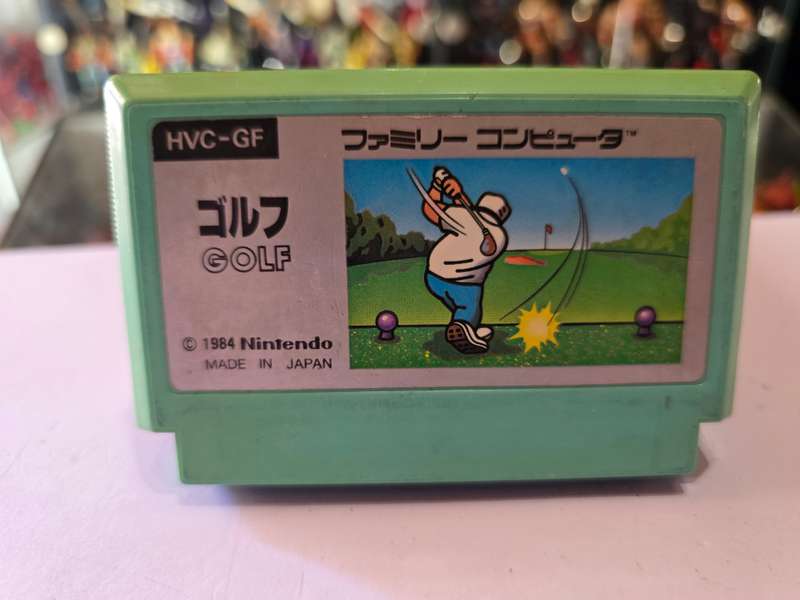 Vintage Tv Game Cartridge Famicom Golf