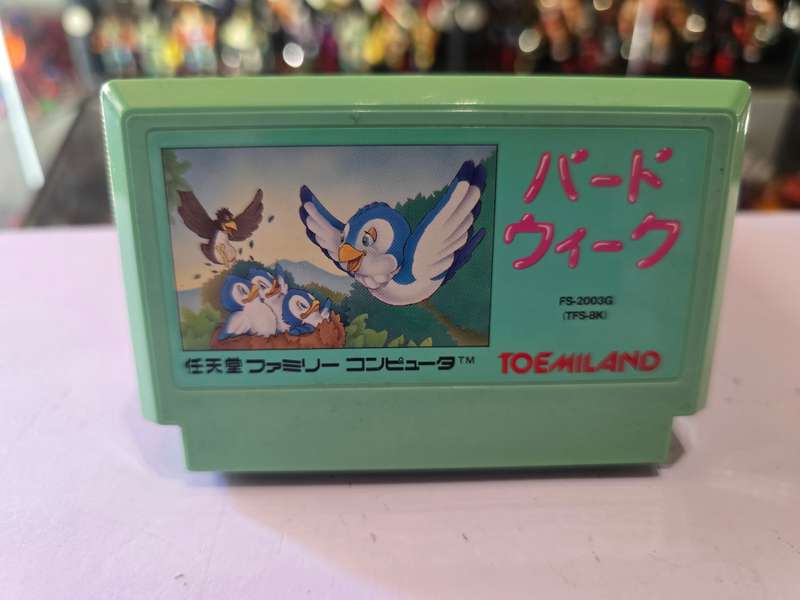 Vintage Tv Game Cartridge Famicom Bird Week