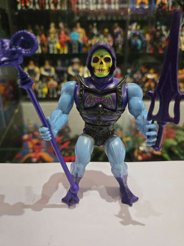1984 Complete Battle Armor Skeletor of He-Man-Masters of the Universe 48 (MOTU) Vintage Figure
