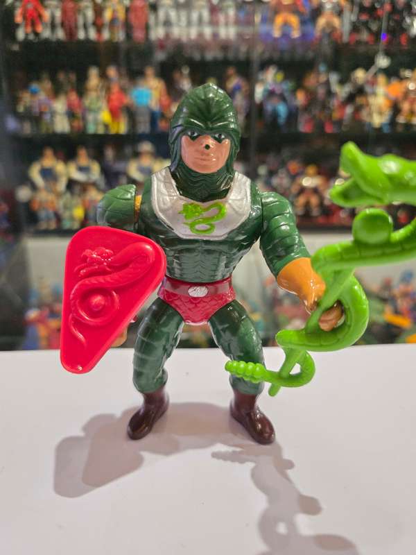 1986 Complete King Hiss of He-Man-Masters of the Universe 48 (MOTU) Vintage Figure