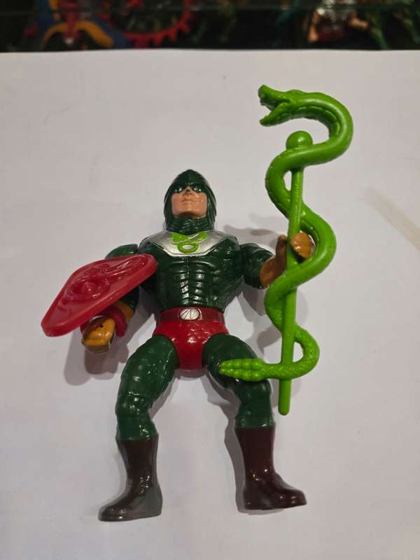 1986 Complete King Hiss of He-Man-Masters of the Universe 48 (MOTU) Vintage Figure