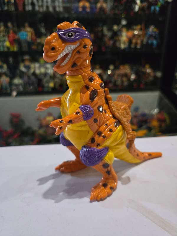 Tmnt 1993 Rare Trippy Tyrannosaurus Vintage Figure Teenage Mutant Ninja Turtles