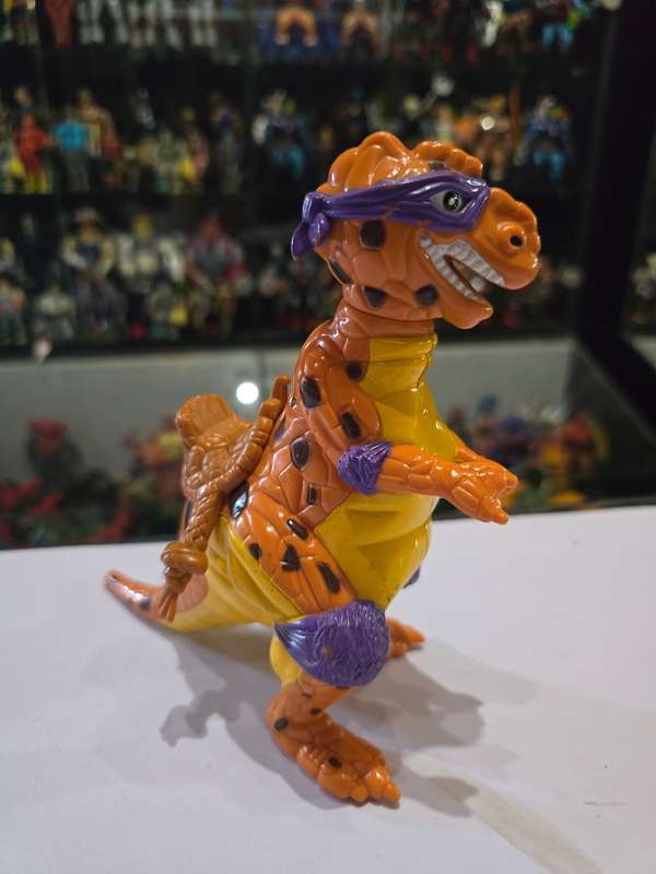 Tmnt 1993 Rare Trippy Tyrannosaurus Vintage Figure Teenage Mutant Ninja Turtles