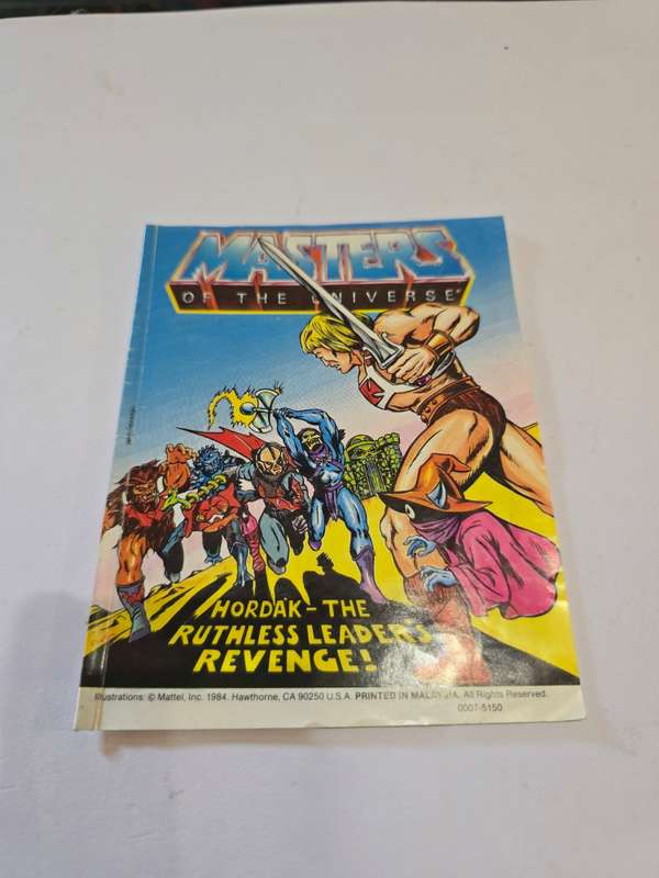 1984 Mini Comic Hordak The Ruthless Leaders Revenge of He-Man-Masters of the Universe (MOTU)