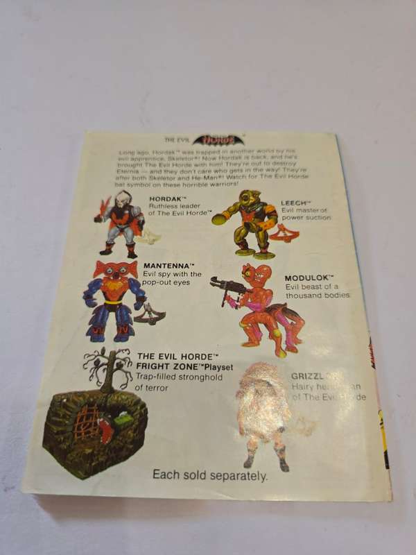 1984 Mini Comic Hordak The Ruthless Leaders Revenge of He-Man-Masters of the Universe (MOTU)