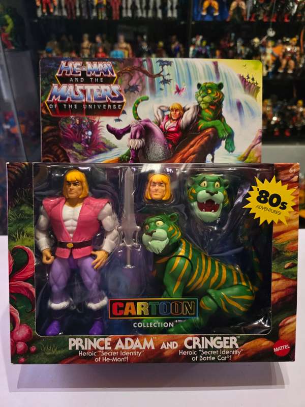 Masters Of The Universe (Motu) Origins Cartoon Collection Prince Adam and Cringer Figure Moc