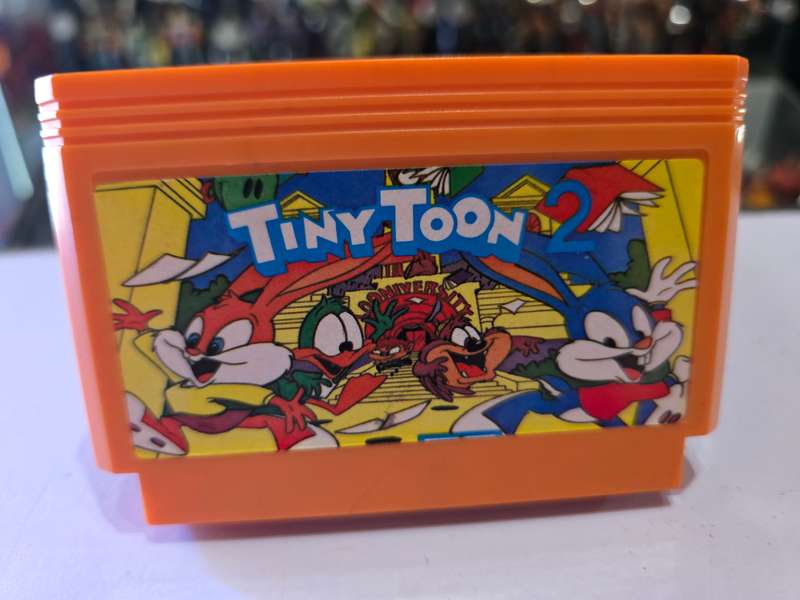 Vintage Tv Game Cartridge Famicom Tiny Toon Adventures 2