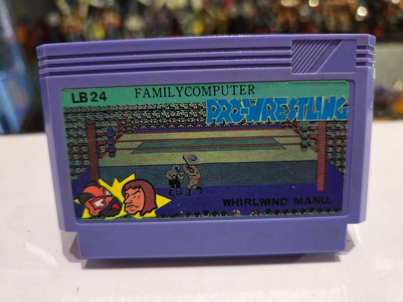 Vintage Tv Game Cartridge Famicom Pro-Wrestling