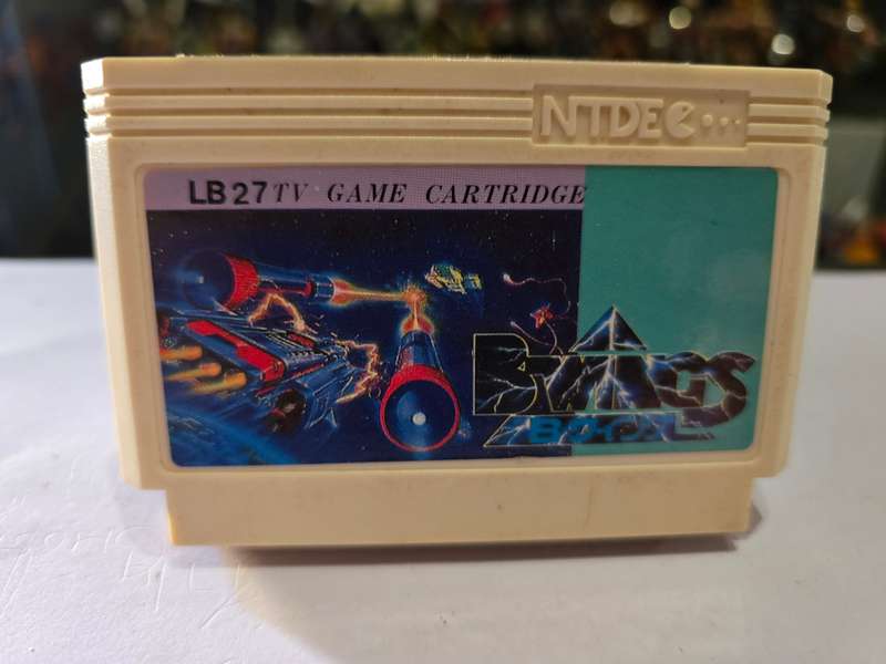 Vintage Tv Game Cartridge Famicom B-Wings