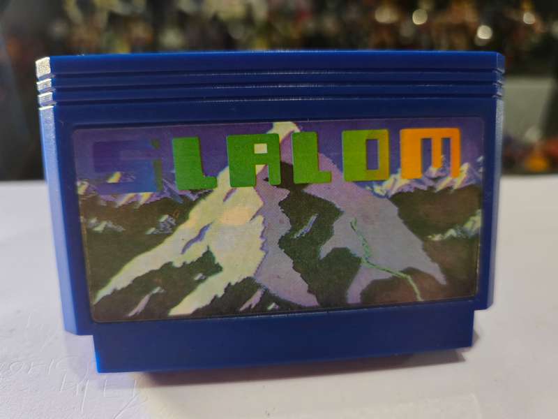 Vintage Tv Game Cartridge Famicom Slalom