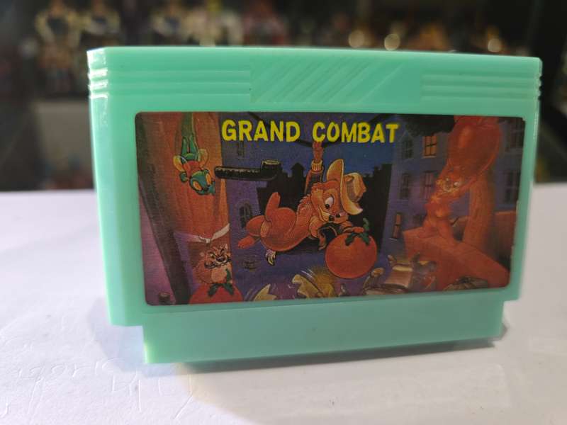 Vintage Tv Game Cartridge Famicom Grand Combat