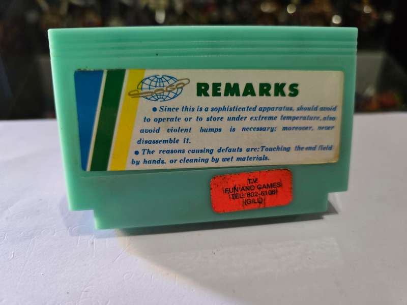 Vintage Tv Game Cartridge Famicom Grand Combat