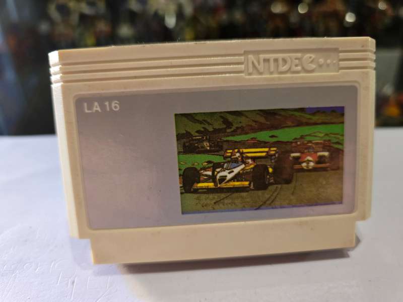 Vintage Tv Game Cartridge Famicom F1 Race