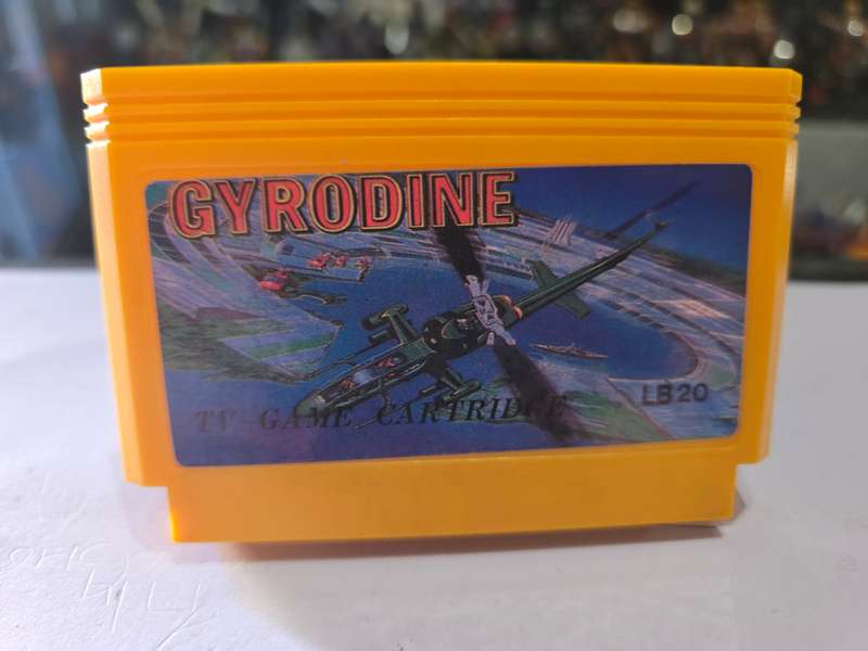 Vintage Tv Game Cartridge Famicom Gyrodine