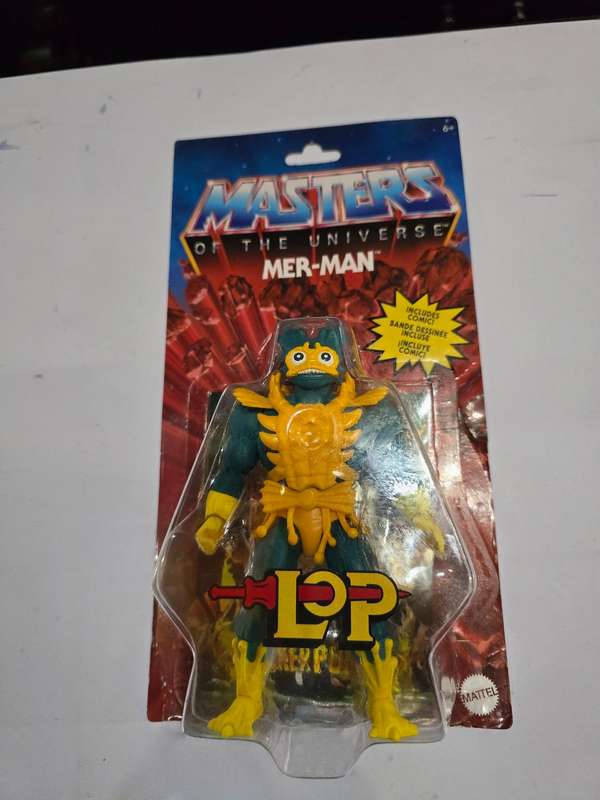 Masters Of The Universe (Motu) Origins Mer-Man (LOP) Figure Moc