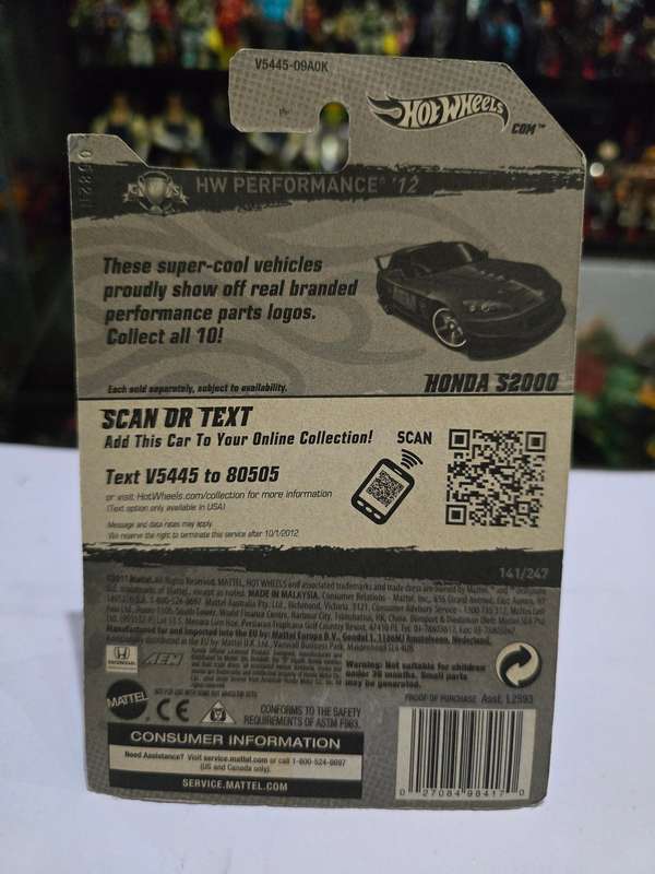 Moc HotWheels 2011 HW Performance 12 Honda S2000