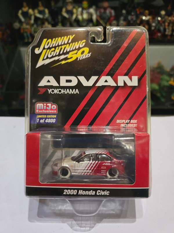 Moc Johnny Lightning White Chase 2000 Honda Civic
