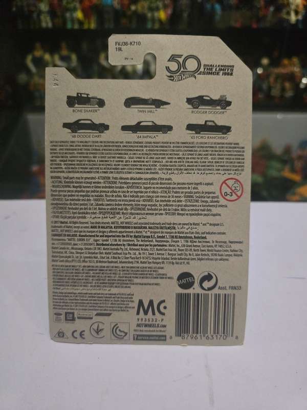 Moc HotWheels 67 Camaro Chase 50th Anniversary