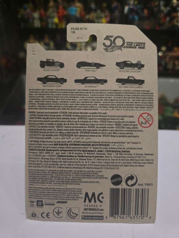 Moc HotWheels 67 Camaro Chase 50th Anniversary