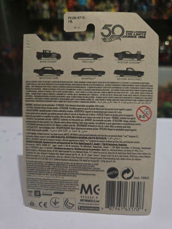 Moc HotWheels 67 Camaro Chase 50th Anniversary