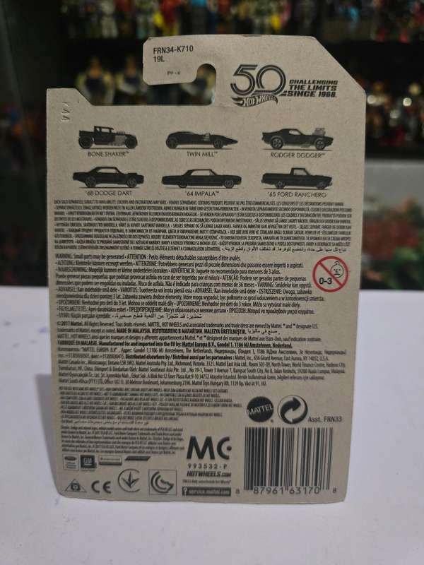 Moc HotWheels Bone Shaker 50th Anniversary