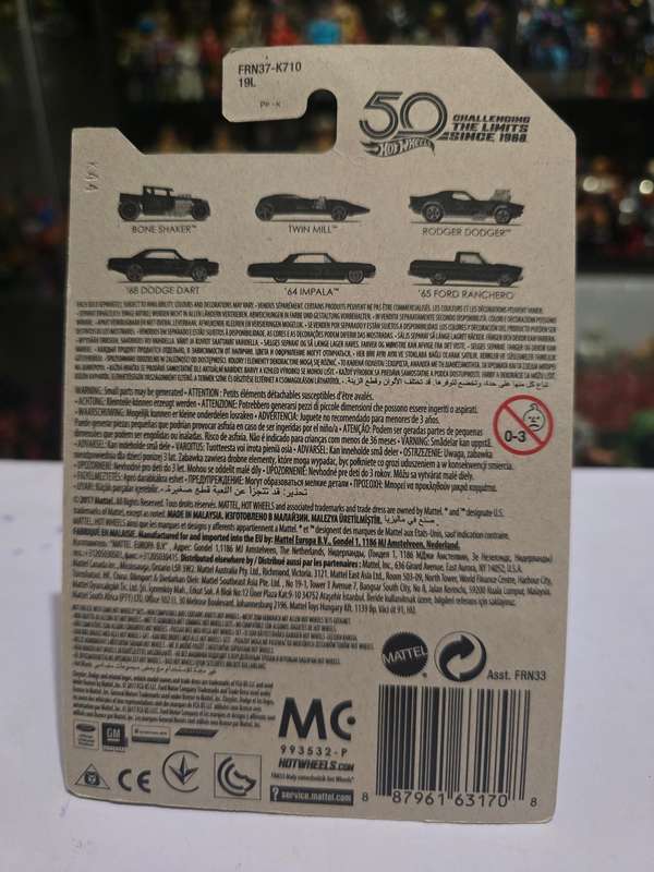 Moc HotWheels 68 Dodge Dart 50th Anniversary