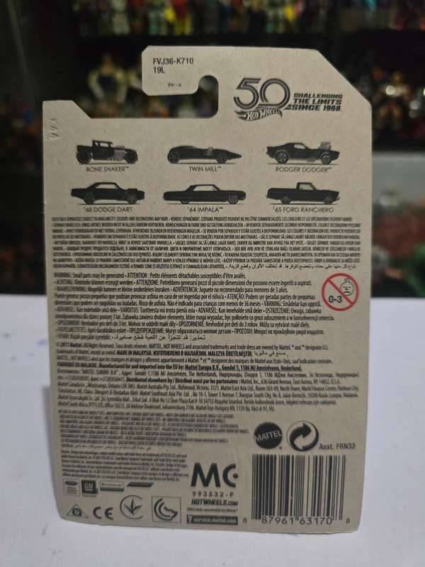 Moc HotWheels 67 Camaro Chase 50th Anniversary