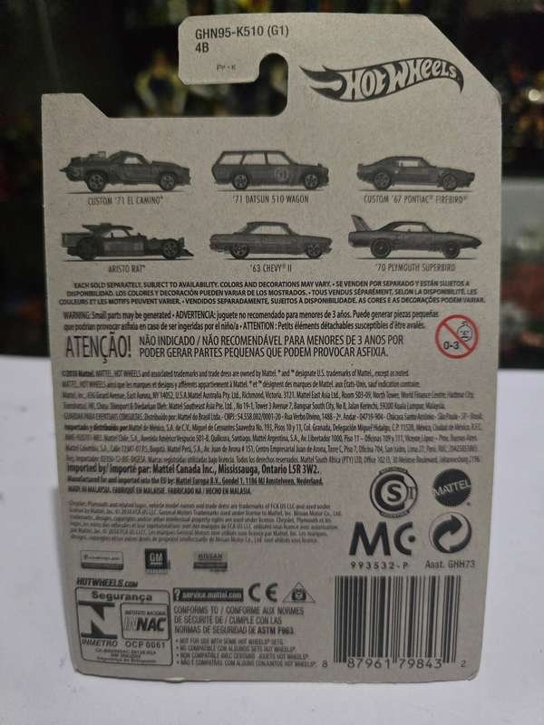 Moc HotWheels 71 Datsun 510 Wagon 51st Anniversary