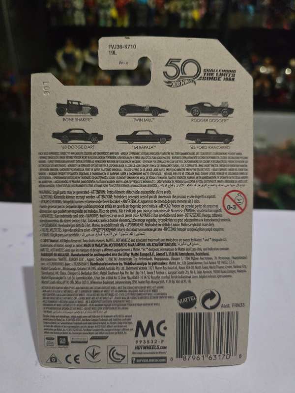 Moc HotWheels 67 Camaro Chase 50th Anniversary