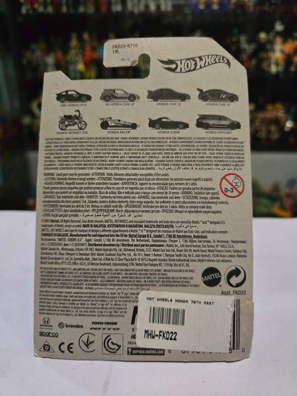 Moc HotWheels  1985 Honda CR-X