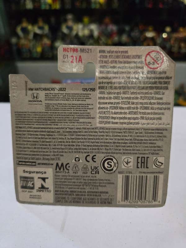 Moc HotWheels 99 Honda Civic Type R EK9