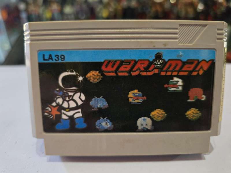 Vintage Tv Game Cartridge Famicom Warpman